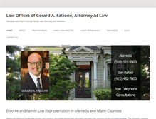 Tablet Screenshot of gfalzonelaw.com